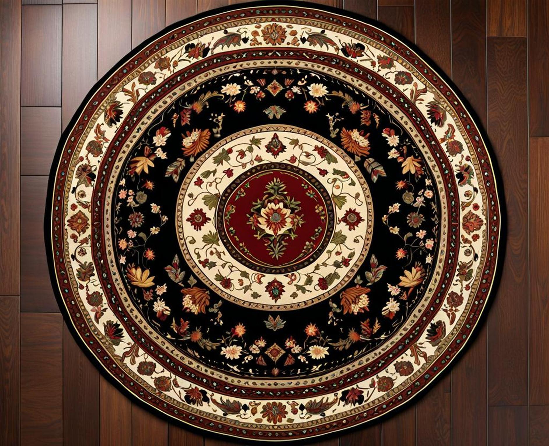 Dramatic 9 Foot Round Area Rugs for Dining Rooms - HD ConstructionCo