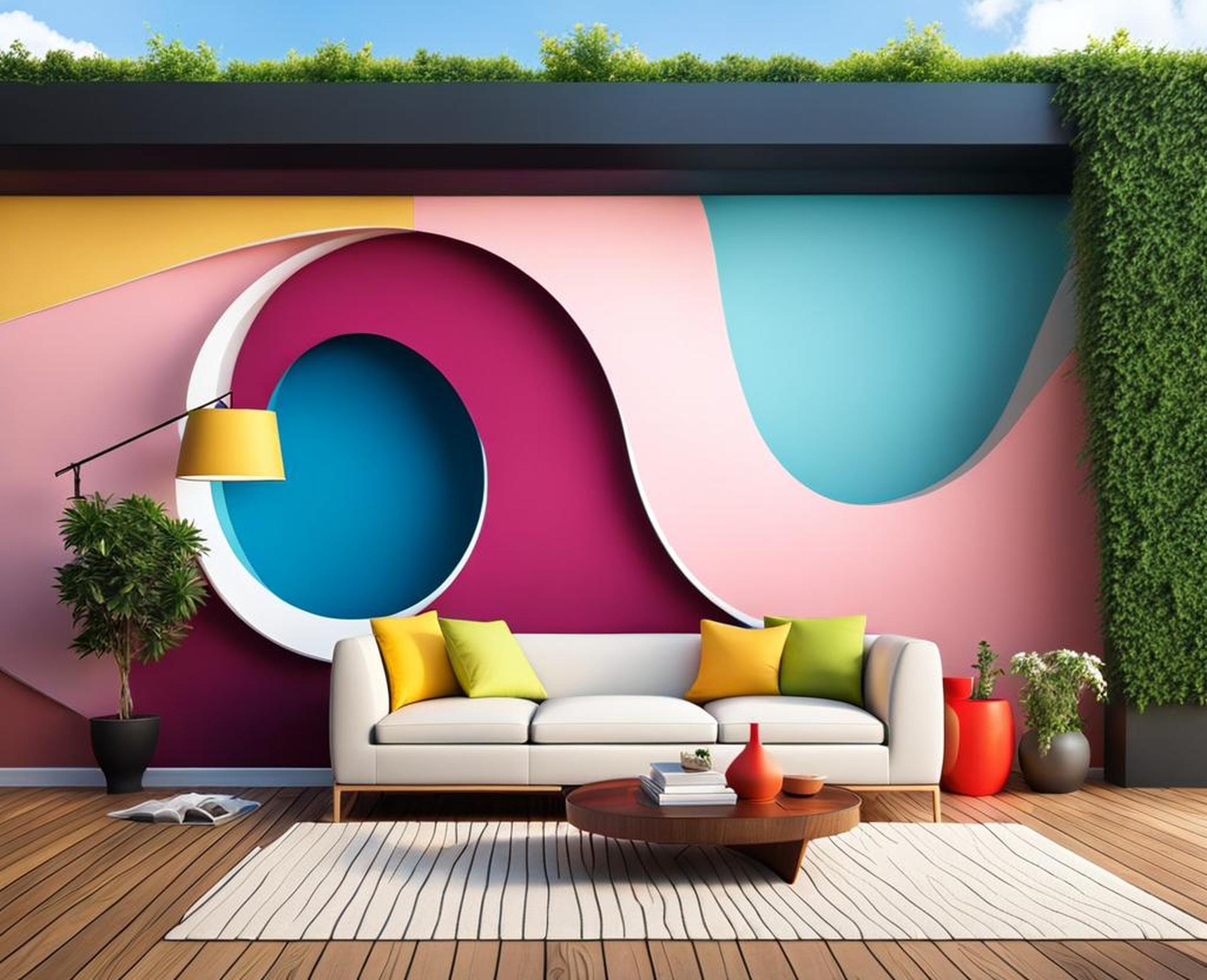 Creative Inspiration For Outdoor Wall Murals - HD ConstructionCo