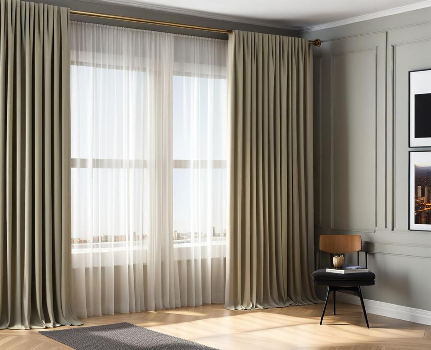 Swing Arm Rods Display Curtains With Ease - HD ConstructionCo