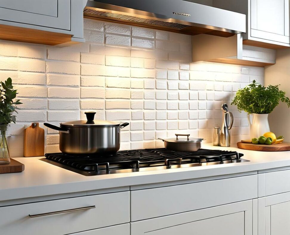 The Timeless Look of a Whitewashed Brick Kitchen Backsplash - HD ...