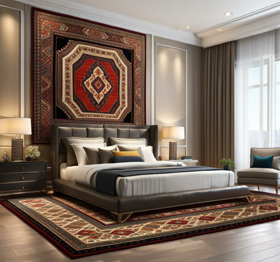 Right Size Rugs To Place Under King Beds - HD ConstructionCo